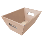 Cesta c/ Pegas 26x17x11 cm - Castanho